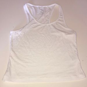 white garage tank top